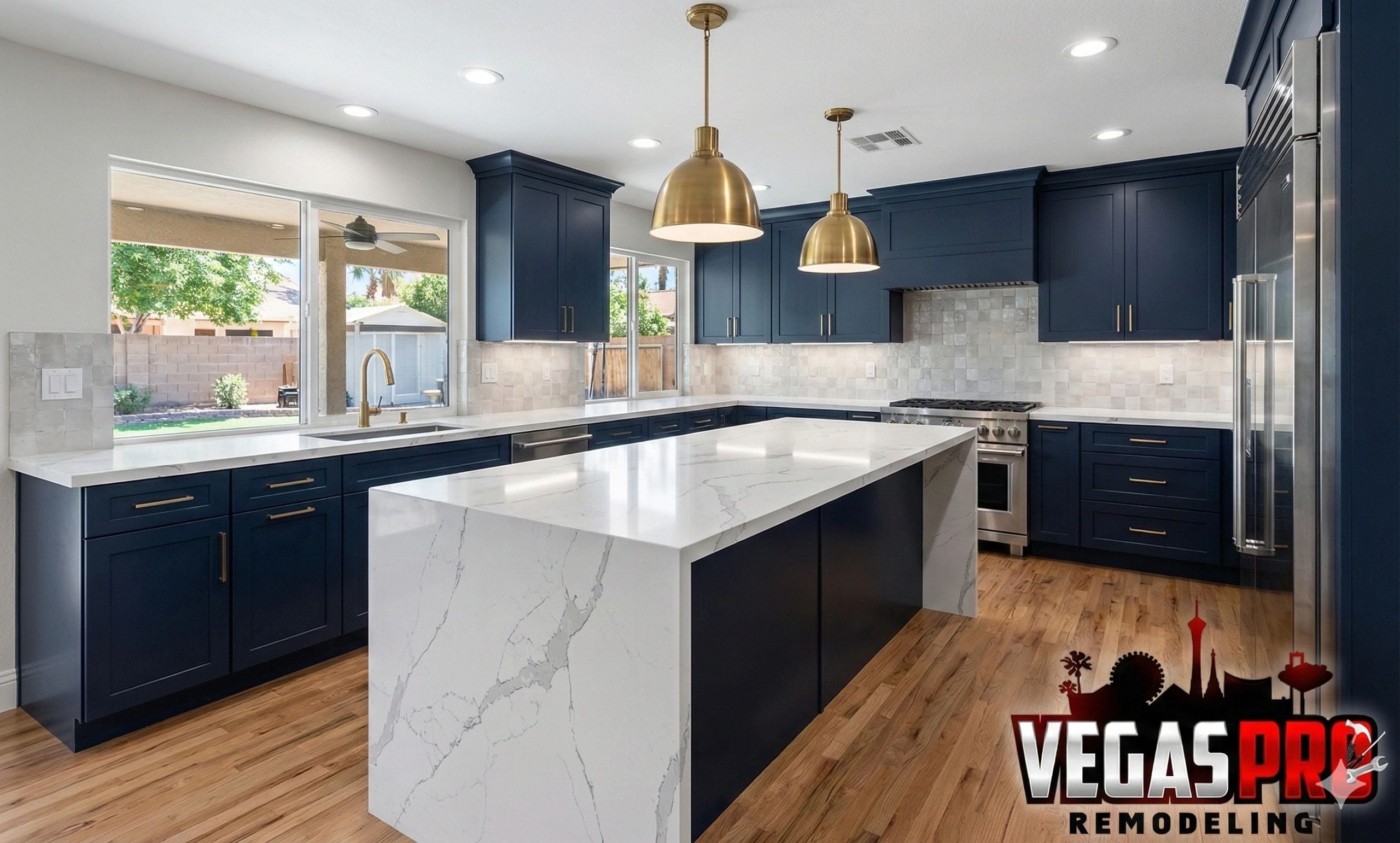beautifully remodeled kitchen with several on-trend features