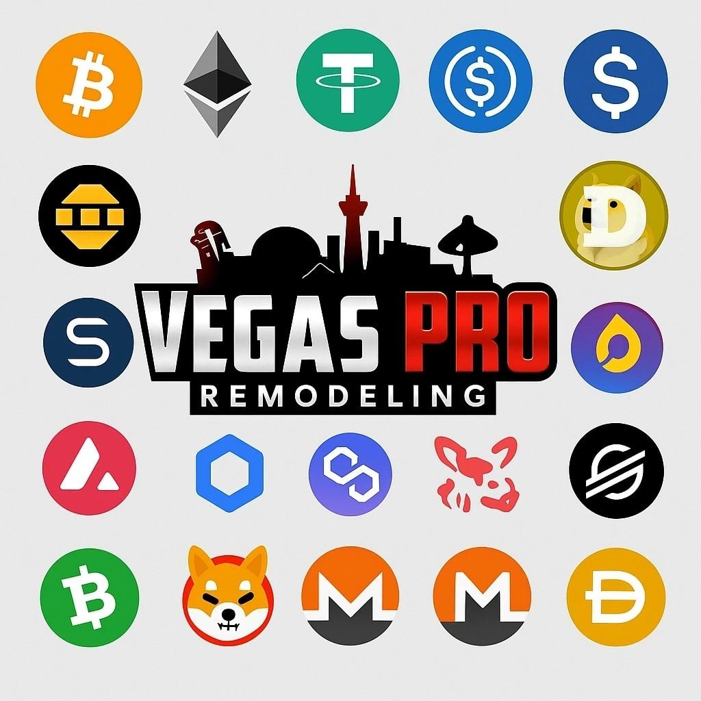 Vegas Pro Remodeling Now Accepts Bitcoin and 20 Top Cryptos