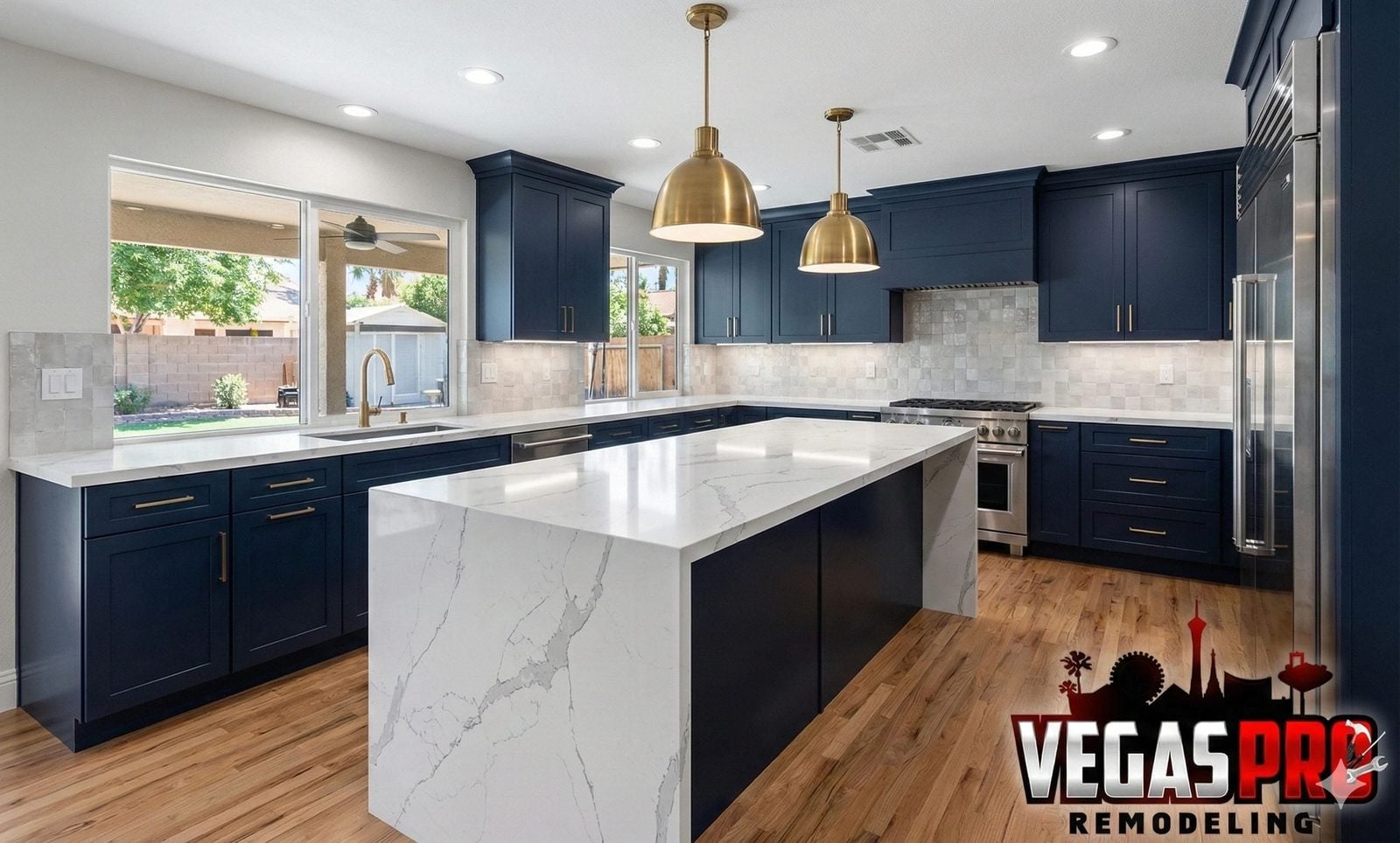 beautifully remodeled kitchen with several on-trend features